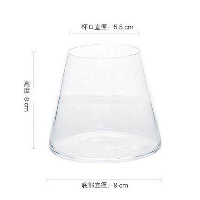 China Manufacturing factory high grade sustainable direct creative retro beer cone glass jars for sale