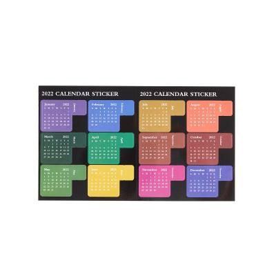 China Calendário Autocolantes Planeador Mensal Regalo para Diário Notebook Agenda Estilo Memo Pads à venda