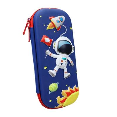 China School Students' Waterproof Hard-shell Pencil Case with Zipper Closure and Large Capacity for sale