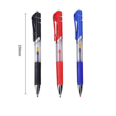 China NO Erasable Gel-Ink Pen Student Office Supplies Custom Logo Plastic Gel Pen for sale