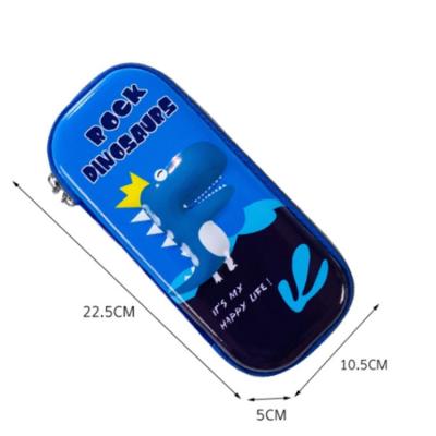 China Cute Student Cartoon Stationery Box EVA Custom Logo 3D Anti Drop Pencil Case for Kids for sale