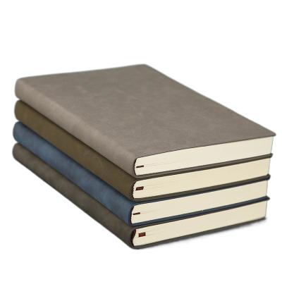 China Business Journal Custom A5 Planner PU Leather Notebook Set with Logo and Paper Cover for sale