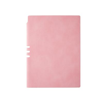 China Soft Cover Pu Leather Notebook with Elastic Pen Holder Customized Paper Notebook for sale