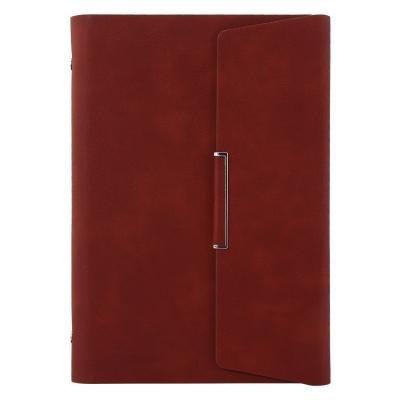 China Leather Binder Business Planner With Pen Stationary Set Gift Box Customized Logo for sale