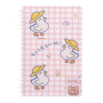 China Cartoon Student Notepad Stationery Spiral Notebook A5 Thickened Horizontal Line Gift for sale