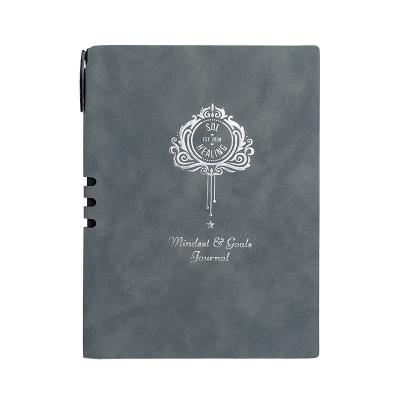 China Custom Logo Hardcover Business Notebook mit PU-Lederhüllen und 100 Blatt-Notepad zu verkaufen