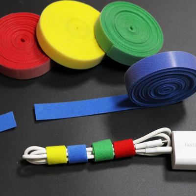 Κίνα Double Sided Packing Nylon Colored Hook Loop Strap Hook Band Strap Hook Strap 20mmX100mm Cuttable Viable Loop Strap προς πώληση