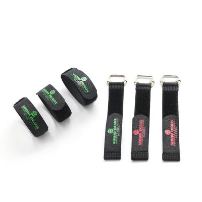 Chine Wholesale Self Adhesive Colorful Reusable Tie Straps Black Custom Printed Logo Loop Hook And Loop Strap / Cable Tie Hook Loop à vendre