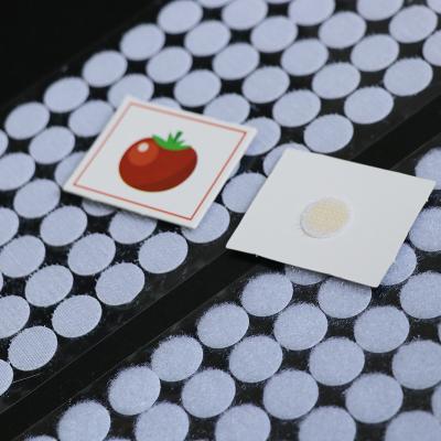 中国 15mm White Round Dot Strong Sticky Busy Book Viable Teaching Aid Hook and Loop Adhesive Dots 販売のため