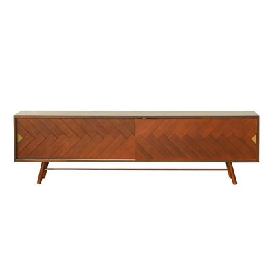 China Expandable Cherry Wood Console Table Coffee Table Living Room Solid Wood Cabinets Furniture TV Stands With Drawers for sale