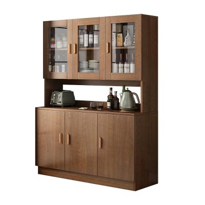 China Luxury Modern Home Sideboard Coffee Sideboard Wooden Furniture Large Capacity Living Room Cabinet Wine Side Cabinet for sale