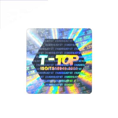 China Holographic Custom Security 3d Hologram Sticker Anti - Fake Holographic Label for sale