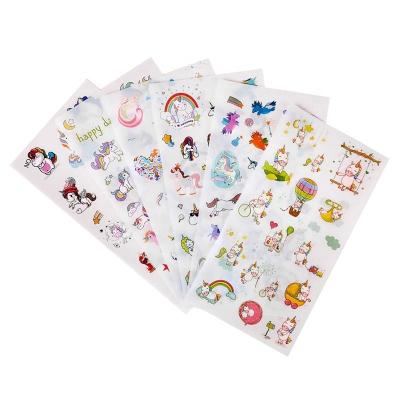 China Unicorn Stickers Stickers Promotional Gifts Cartoon Sticker 4 Color Pvc for sale