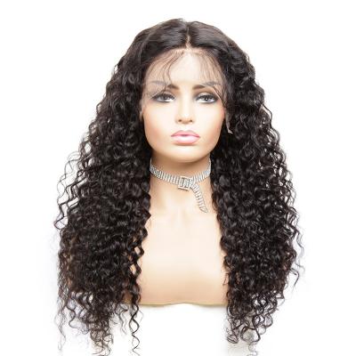 China Brazilian Water Wave Wigs 13*6 Lace Front Human Hair Wig Pre Plucked For Colored Women's Remy Hair Wig 180% Density for sale