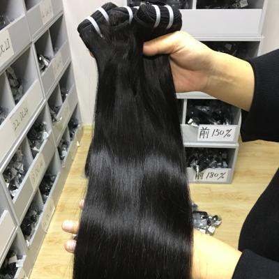 China Silky Straight Wave 10A Mink Straight Brazilian Virgin Human Hair Bundles With Closure for sale