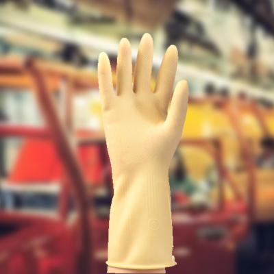 China Anti-Slip Gymda Safety Orange Gloves Work Gloves 7.5g Disposable Medicical Nitrile Rubber Coated Industrial Mechanic Safety Gloves Yellow for sale