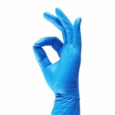 China Medical Examination ASTM Disposable Factory Outlet Nonsterile Powder Free 100% Nitrile Gloves for sale