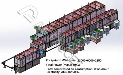 China RTAF-CA001-HF- Volledig geautomatiseerde assemblagelijn, volledig geautomatiseerde productielijn Te koop