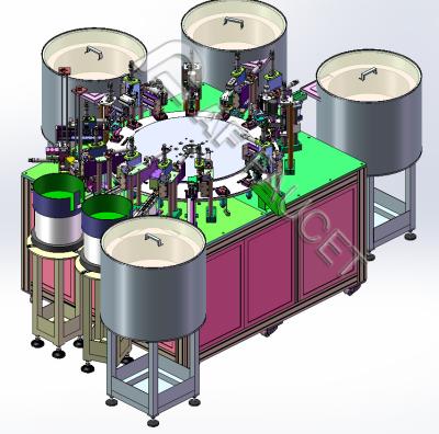 China RTAF-CA005-FH3-  Automatic Assembly Workstation For 3-Holes High And Flat Valve Cores Assemble Workstation for sale