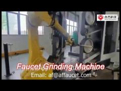 rtaf-ag0204l- dual-stations- robot grinding machine robot grinder for large size brass faucet