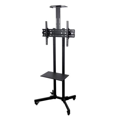 China Popular Adjustable Universal Black Color 200*200-600*400mm Vesa Stand Tv Mount 45.5KG for sale