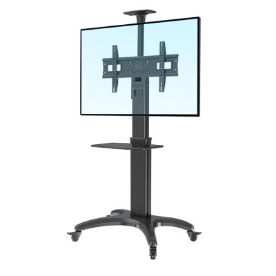 China 360 Swivel Motorized Floor Stand Lift Universal Desktop Remote Motorizzato For TV Mount AVA1800-70-1P for sale