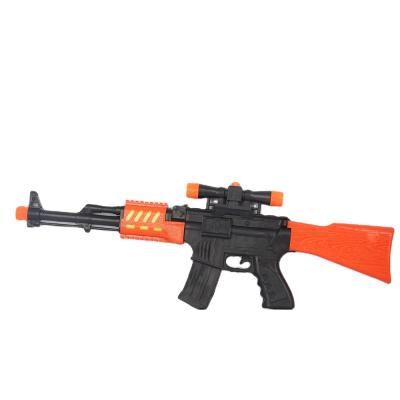 China Toy Electric Light Eight Tone Plastic Electronic Firearm Simulation Firearm Kids Toy Gun Sound Light Boy Gift for sale