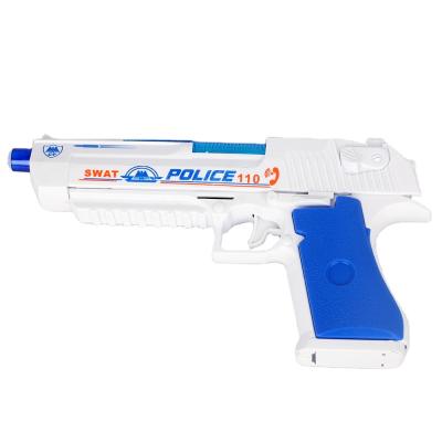 China Telescopic Electric Toy Light Electronic Throwing Gun Simulation Of Plastic Children's Toys Throw Boy Birthday Gift for sale