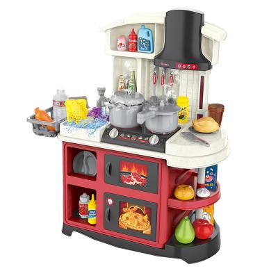 China Multifunctional Kitchen Toy Set Girls Cooking Educational Toy Pretend Play Toys Preschool Toy Kitchen Set for sale