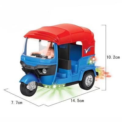 China Cheap Kids ABS Plastic Model Toy of Popular Small Electric Tricycle with Lights for sale