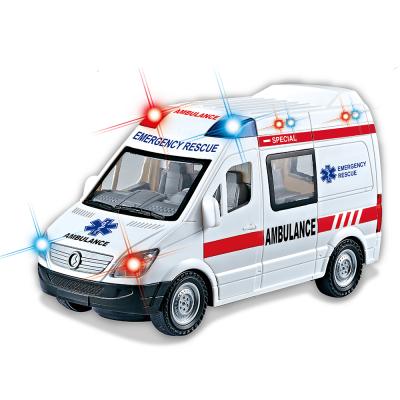 China Model Toy Cheap and Popular Children's Wanxing Electric Ambulance Opens Doors (With Lights) for sale