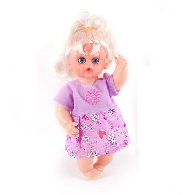 China MODEL TOY High Quality Plastic Doll Toy Baby Birthday Gift 12 Inch Little Girl Doll With IC for sale