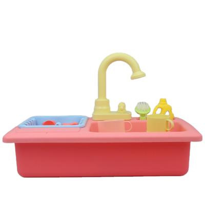 China tableware sink set, kitchen vase set, kids play house with friends pretend toy AZ121-1 for sale