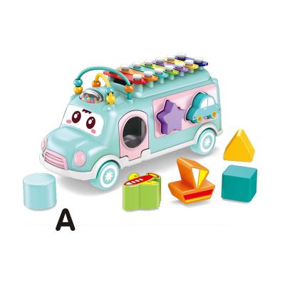 China Educational Toy New Kid Classical Instrument Music Fun Keyboard Organ Piano Toys Bus Car for sale