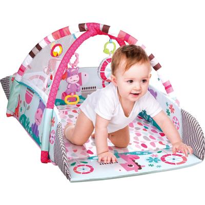 China Educational Toy Five in a Play Mat Crawling Gym with Ocean Balls Music Ball 30pcs Small Hanging Pieces for sale