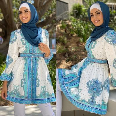 China Muslim Islamic Blouse Clothing Newest Set SIPO Muslim Wholesale Design For Women Tops Muslim Blouse for sale