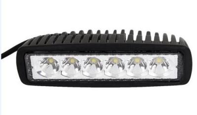 China 18watt single row boat suv auto driving lights for sale