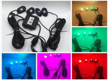 China new led rock lights IP68 waterproof mini rock light for cars .off road rgb rock lights for sale