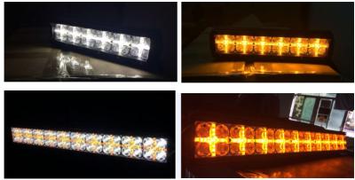 China 7D White Offroad Light Bar with Cross Daytime Running Amber fog light for sale