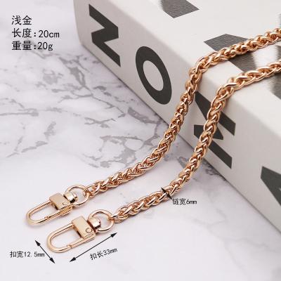 China Cadenas Metalicas DIY Nickel Free Hardware Handles Cross - Body Accessories For Purse Replacement Purse Chain for sale