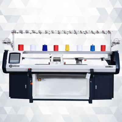 China Roller flat high speed fabric painting sherpa knitting machine for cashmere wool yarn for sale