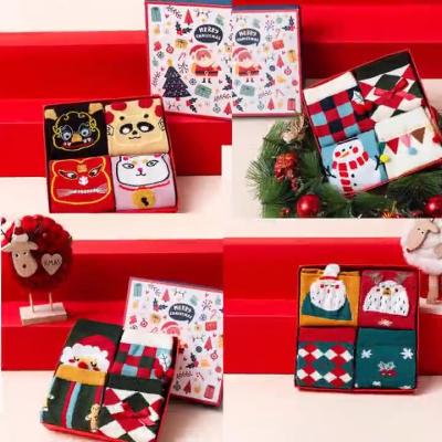 China Christmas Sports Wholesale Socks Unisex Gift Box Stocking Socks for sale