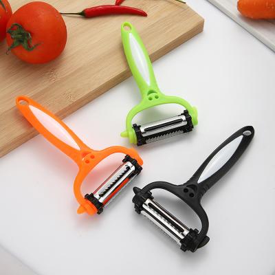 China Sustainable Practical Multifunctional Kitchen Instrument Three-in-One The Rotary Blade Melon Planer for sale