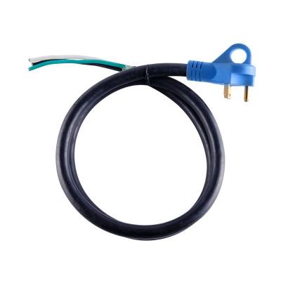 China PVC And Copper Ed203 RV Power Adapter Cord 30A NEMA TT-30P Connector Plug One End For Hard Wiring for sale