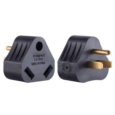 China RV CR-131 Regular Household Socket 15A 5-15P Male For Household Regular 30A Outlet TT-30R Female For Motorhome 30A Socket for sale