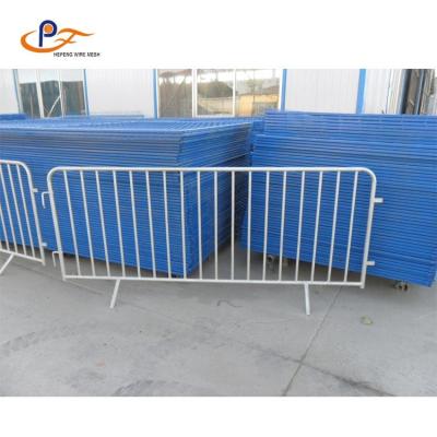 China Powder Coated Black Steel Highway Guardrail Crowd Control Barrier 50x150 for sale