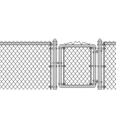 China Easily Assembled Cheap Galvanized Chain Link Fence Mesh for sale