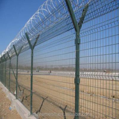 China Hot Dipped Galvanized Steel Wire Factory Supply Razor Barbed Wire Fence For Air Port Fence for sale