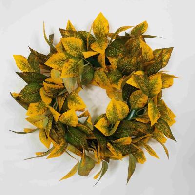 China Hot Sale 35cm Christmas Artificial Wreath For Front Door Wall Window Party Decoration Diameter 35CM for sale