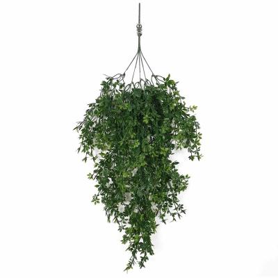 China S341 Plant Wall Decoration Green Leaf Rattan Eucalyptus Hanging Artificial Grass Vine For Home Decor for sale